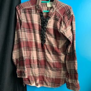 flannel sweater